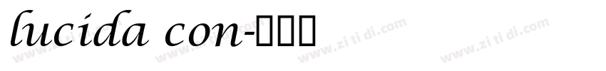 lucida con字体转换